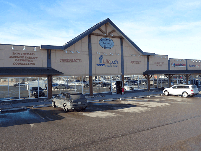 Exterior Entrance to Lifepath Wellness | Chestermere and Calgary Dental and Wellness | Calgary Dental, Calgary Physiotherapy, Calgary Chiropractor, Calgary Medspa, Calgary Massage Therapy